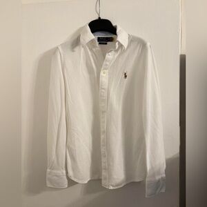 White Ralph Lauren Button Down